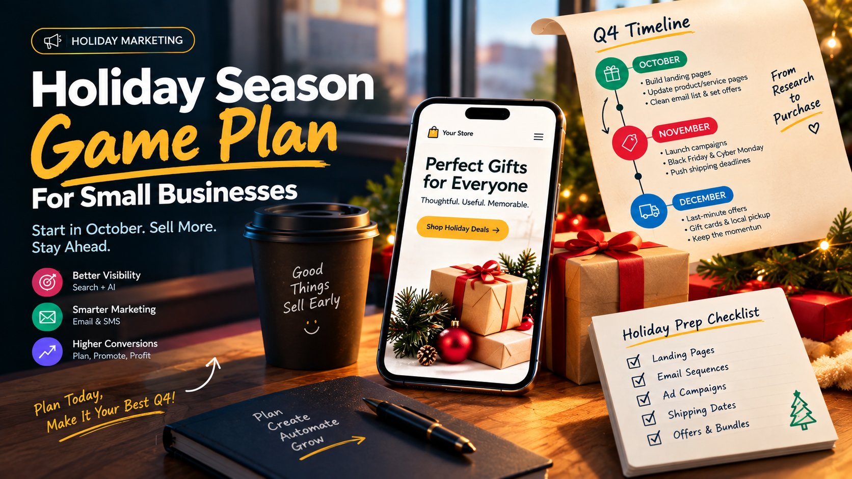 Holiday Marketing Prep: A Small Business Guide to Winning Q4 2026