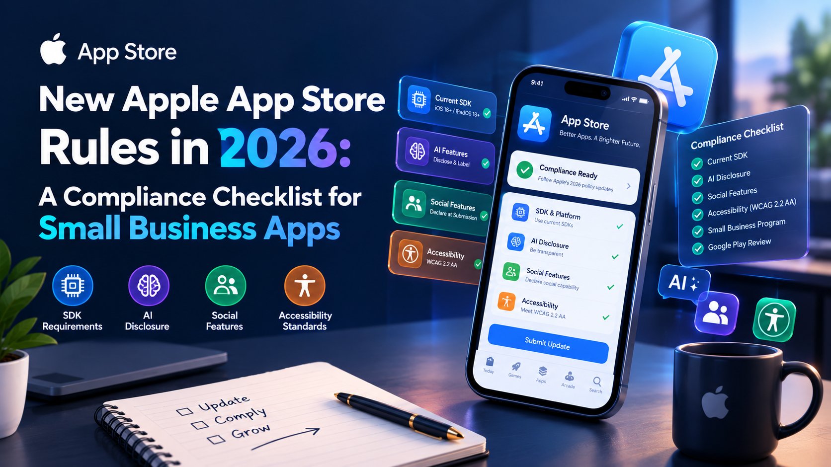 New Apple App Store Rules in 2026: A Compliance Checklist for Small Business Apps