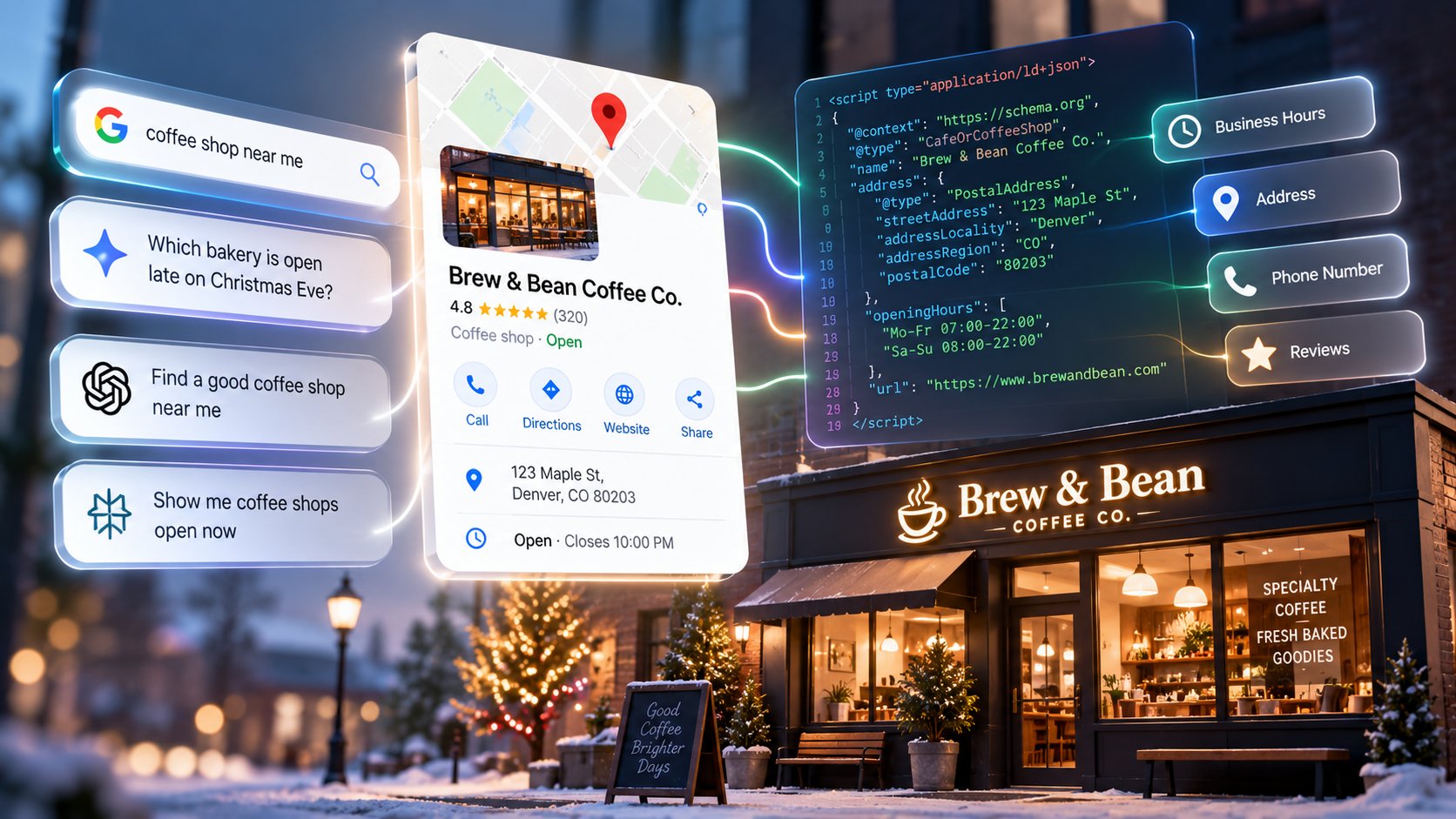 How to Add LocalBusiness Schema Markup to Your Website (Including Holiday Hours)