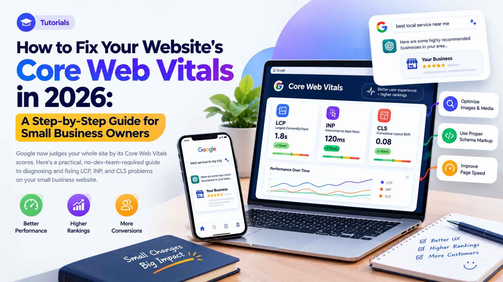 How to Fix Your Website's Core Web Vitals in 2026: A Step-by-Step Guide for Small Business Owners