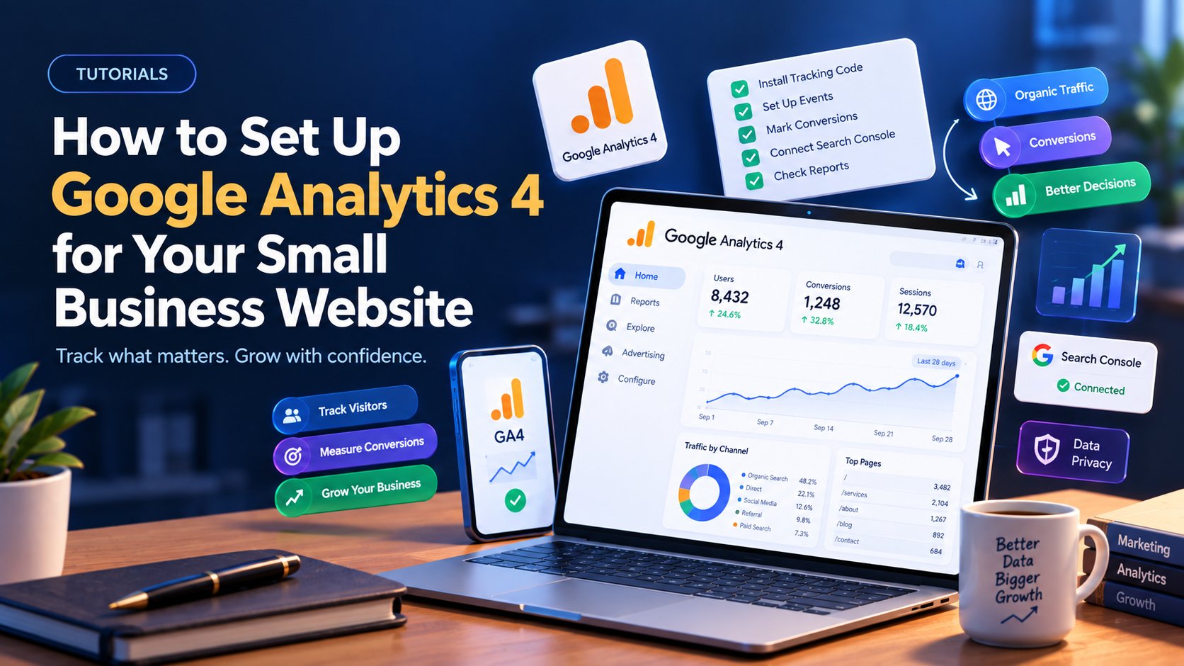 How to Set Up Google Analytics 4 for Your Small Business Website