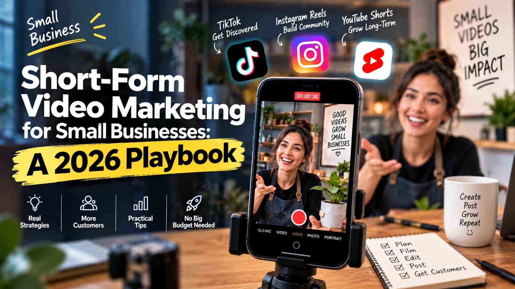 Short-Form Video Marketing for Small Businesses: A 2026 Playbook