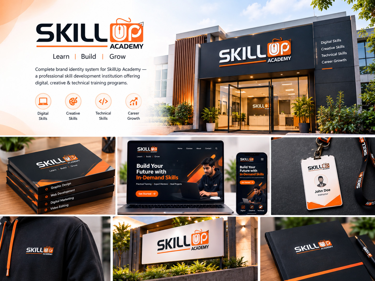 SkillUp Academy — Logo & Brand Identity