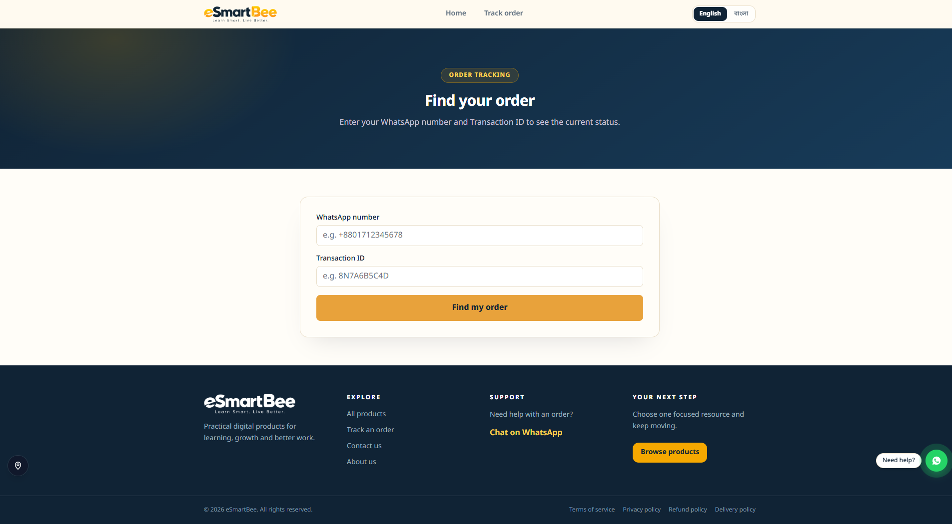 eSmartBee — Digital Product & Course Selling Platform screenshot